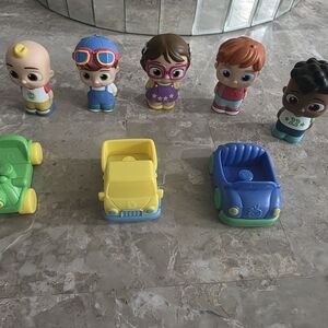 Cocomelon Toy Figures and Cars Set